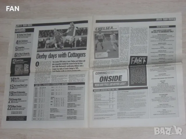 Челси Лондон - официални клубни вестници от 2001, 2002, 2003 и 2004 г., снимка 2 - Други - 48349555