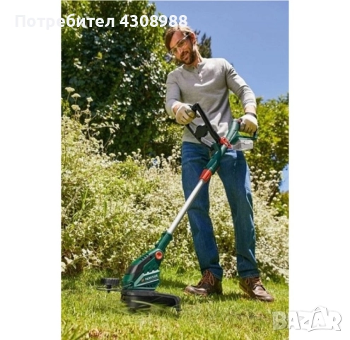 Акумулаторен тример за трева на Парксайд Parkside PRTA 20 V, снимка 4 - Градинска техника - 51948268