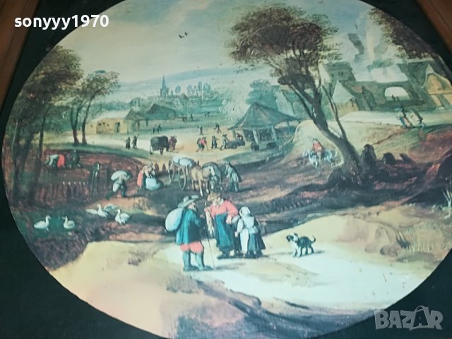 КАРТИНА 35Х35СМ ОТ ГЕРМАНИЯ 1509221624, снимка 11 - Антикварни и старинни предмети - 38012824