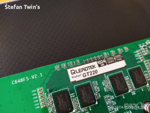 Видео карта Nvidia GeForce Leadtek WinFast GT220 HDMI 1024MB GDDR3 128bit PCI-E, снимка 12 - Видеокарти - 43972168