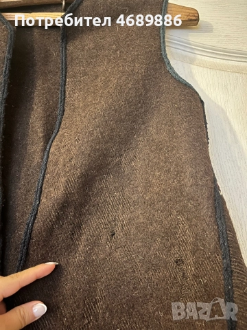 Автентичен стар вълнен елек, снимка 3 - Антикварни и старинни предмети - 52875343