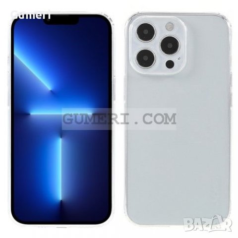 Apple iPhone 13 Pro Силиконов Гръб със Защита на Камерата - Прозрачен
