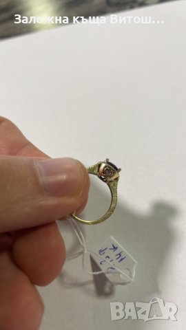 Златен пръстен 14к / 2.35 гр., снимка 6 - Пръстени - 43184899