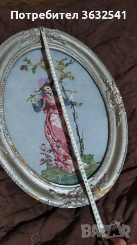 Продавам стар гоблен, снимка 7 - Гоблени - 40243076