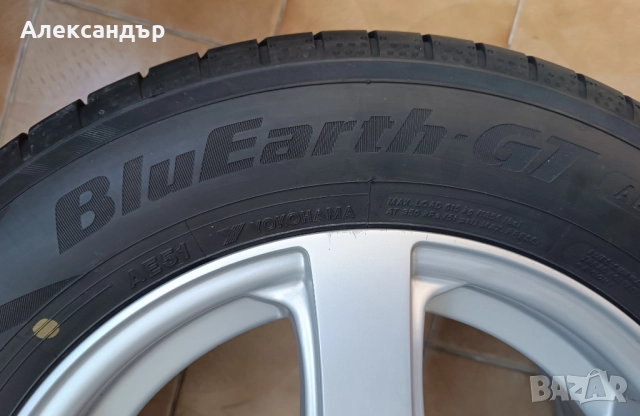 джанти 15" 5x114.3+нови летни гуми Yokohama 195/65/15, снимка 7 - Гуми и джанти - 52016115