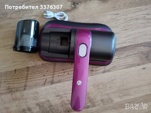 Продавам мини прахосмукачка за матраци, дивани, килими,за леки коли, с хепафилтър,безжична, снимка 4 - Прахосмукачки - 53192712