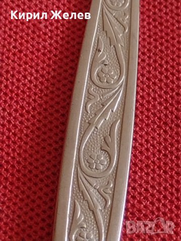 Стара лъжичка за кафе чай от соца неръждавейка перфектно състояние за КОЛЕКЦИОНЕРИ 31660, снимка 5 - Други ценни предмети - 43814917