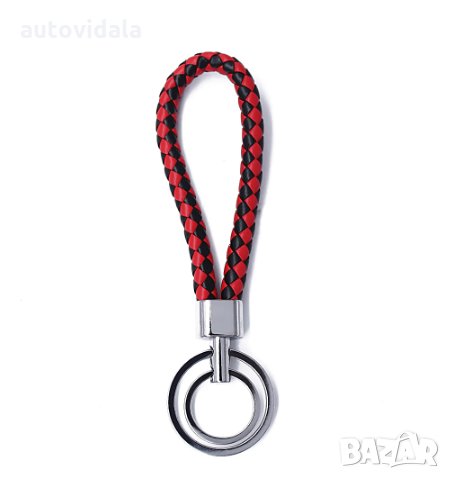 Плетен ключодържател - червено/черно , снимка 3 - Аксесоари и консумативи - 28781473