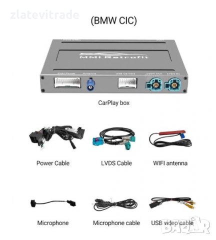 BMW CIC SYSTEM БЕЗЖИЧЕН APPLE CARPLAY ANDROID AUTO MMI BOX, снимка 1 - Други - 40010593