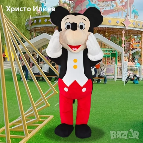 Гигантски надуваем Костюм на Мики Маус 1,9м за парти, снимка 4 - Други - 51546165