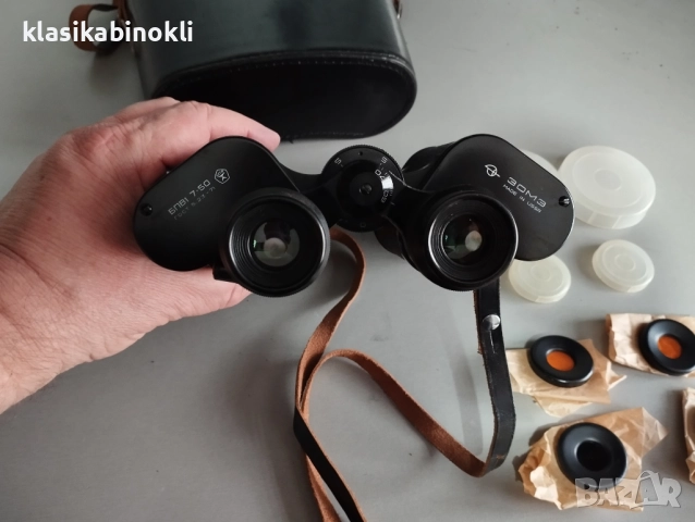 ТОП НОВ Съветски Бинокъл-БПВ1 7х50-MADE IN СССР, снимка 2 - Екипировка - 52311034