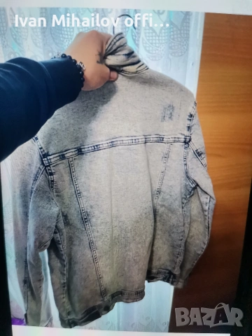 Мъжко Дънково горнище размер Хс, снимка 2 - Якета - 53569589