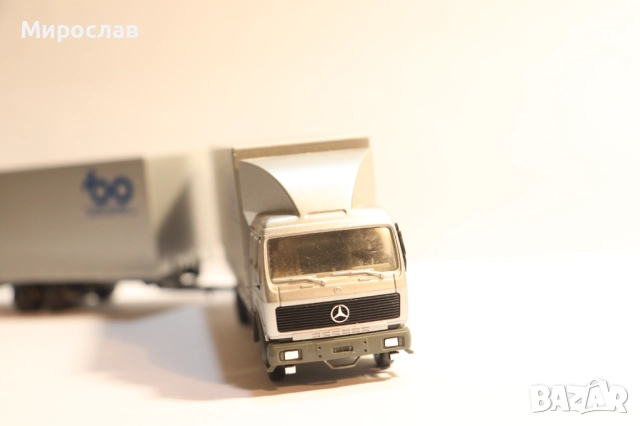 	HERPA 1:87 H0 MERCEDES TIR КАМИОН МОДЕЛ, снимка 4 - Колекции - 52342550