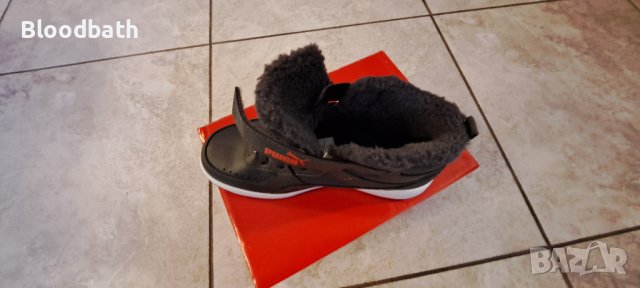 НОВО Puma Rebound Joy Fur PS номер 35 Стелка 21,5 см детски маратонки зимни, снимка 7 - Детски маратонки - 43561692