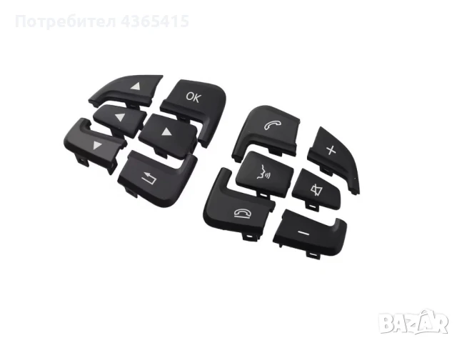 Капачета за бутони на волан за Mercedes SLC R172 Facelift (2016-2020)- 0999050600 , снимка 2 - Части - 50850853