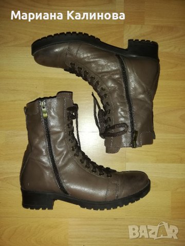 Боти и ботуши естествена кожа, снимка 7 - Дамски ботуши - 43258463