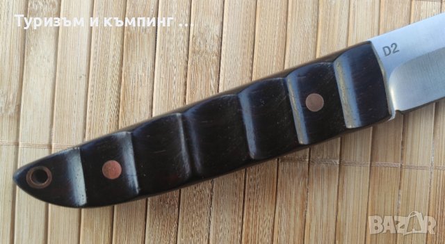 Ръчно изработен нож  bushcraft - D2, снимка 11 - Ножове - 44086073