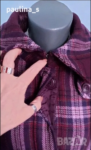 Два различни броя / Уникално Винтидж Вълнено палто "EDC" by Esprit , снимка 17 - Палта, манта - 48424841