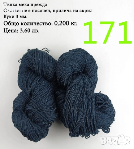 Евтини прежди в малки количества - нови и остатъци , снимка 12 - Други - 52042430