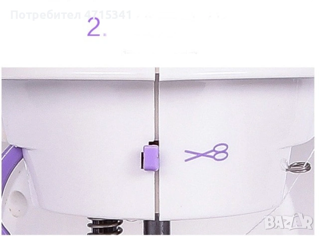 Многофункционална шевна машина с 5 програми. Размери - 220*130*210(мм) Защитен предпазител на иглата, снимка 4 - Други стоки за дома - 53212636