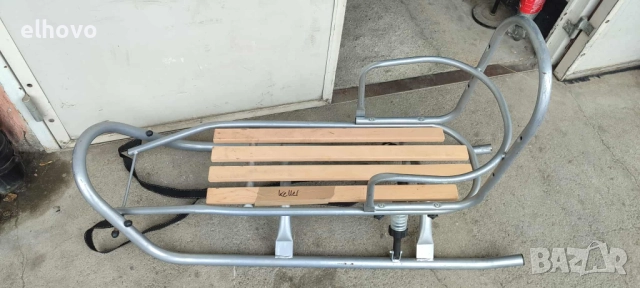 Метална шейна с дървена седалка, снимка 2 - Зимни спортове - 51973777