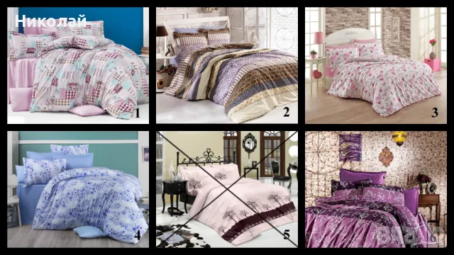 Висококачествено спално бельо от производител (ранфорс, 100% памук), снимка 2 - Спално бельо - 48474139