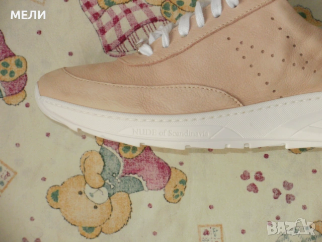 NUDE of Scandinavia нови дамски естествена кожа 39, снимка 7 - Маратонки - 53416778