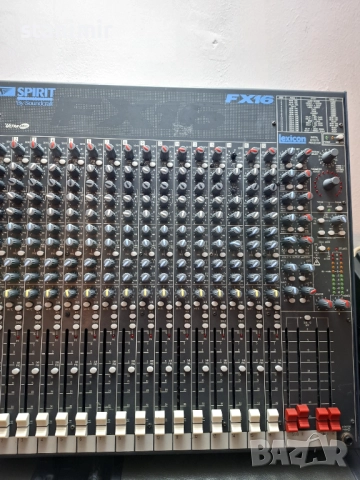 Mixer Soundcraft spirit fx16 lexicon 