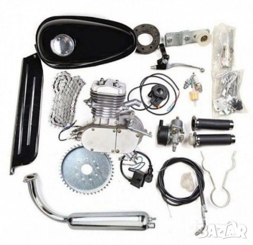 Бензинов Велодвигател Двигател за Колело 100 кубика , снимка 4 - Индустриална техника - 33138744