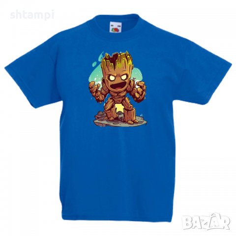 Детска тениска Marvel Groot 2 Игра,Изненада,Подарък,Геймър,, снимка 4 - Детски Блузи и туники - 36716809