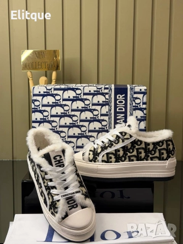 зимни дамски кецове Christian Dior , снимка 8 - Маратонки - 52939748