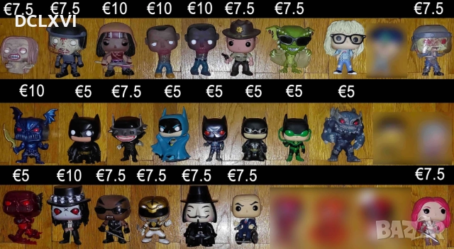 Funko Pop Колекция БЕЗ КУТИИ - Batman, Walking Dead, Anime и други, снимка 3 - Колекции - 52576689