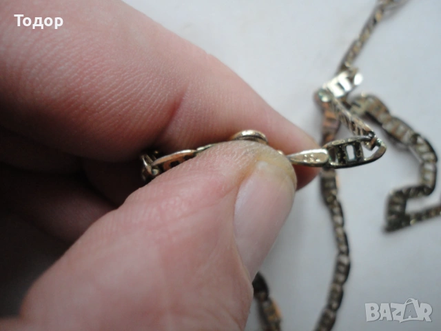 Позлатено колие верижка с кръст 750 C@G, снимка 5 - Колиета, медальони, синджири - 53062924