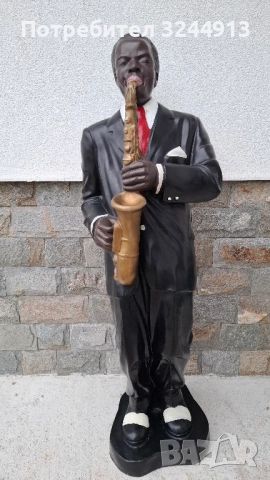 Статуедка афроамерикански джаз музиканти