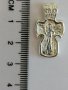 Нов сребърен двулицев кръст - Св. Архангел Михаил, снимка 1 - Колиета, медальони, синджири - 28530793