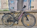 28 цола електрически алуминиев велосипед с 21 скорости усилени капли амортисьори предни като нов , снимка 1