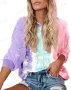 Нов дамски суичър с качулка Tie Dye, 3цвята , снимка 10