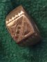 Пръстен стар бронзов 10312, снимка 4
