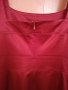 Червена сатенирана рокля, снимка 8