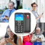 Нов Мобилен телефон с големи бутони за възрастни Отключен SOS бутон, снимка 7