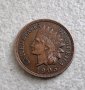 Монета. САЩ.  1 цент . 1905 година. Спукана матрица. В отлично състояние., снимка 6