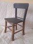 Старо Детско Малко Дървено Столче, снимка 1 - Антикварни и старинни предмети - 43628835