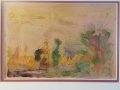 Продавам колоритен акварел на Васил Иванов , снимка 2