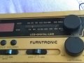 Furntronic радио 1990 г-Furntronic UKW/MW Furniture Clock Radio FCR 10 goldfarben-немско работи, снимка 6