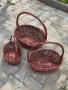 Кафяви овални кошници, снимка 1