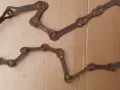 Стара верига за огнище от ковано желязо , здрава, снимка 3