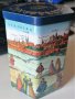 рядка ретро E. Otto Schmidt Nurnberg ламаринена кутия бисквити Западна Германия, снимка 6