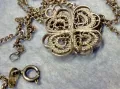 СТАРИННА ФИЛИГРАННА СРЕБЪРНА ВИСУЛКА със СТАРА МАРКОВА СРЕБЪРНА ВЕРИЖКА СРЕБРО 830 на MINERVA 26421, снимка 9