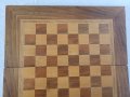 #1 Стар дървен шах , настолен шах , снимка 7