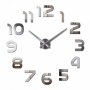 3D стенен часовник със залепващи арабски цифри, снимка 1 - Стенни часовници - 39956115
